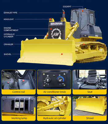 Unparalleled Strength Heavy Duty Bulldozer Crawler 20 Ton Bulldozer Weather Proof